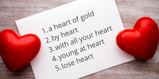 Phrases and expressions with the word ' heart'