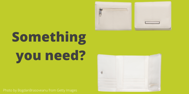 Do you need a white leather wallet?