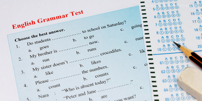 English grammar test