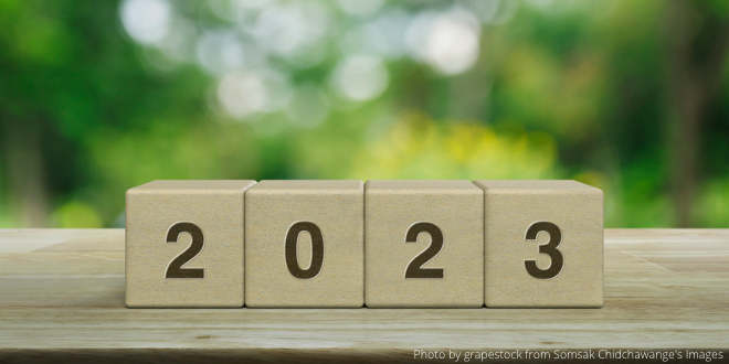 Four wooden cubes bearing the numbers 1, 2, 3 and 4 on a table with a green background